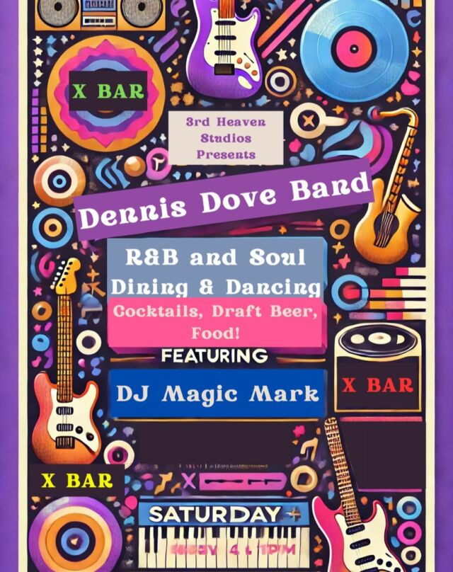 🎶✨ Get ready to groove! The Dennis Dove Band is bringing their electrifying energy, soulful vocals, and dance-worthy hits to the stage! 🎤🔥 From Motown classics to funky beats, it’s a night you don’t want to miss. 💃🕺

📅 When: January 4, 2025
🕗 Time: 7 PM - 12 AM
📍 Where: The X Bar, Cupertino
🎟️ Tickets: $20

Tag your squad and let’s dance the night away to the best R&B, funk, and soul vibes! 🎸🎷✨

https://www.eventbrite.com/e/dennis-dove-band-with-dj-magic-mark-at-the-x-bar-in-cupertino-tickets-1084941401939?aff=oddtdtcreator

#DennisDoveBand #LiveMusicVibes #RnBFunkSoul #BayAreaEvents #XBarCupertino #DanceAllNight #MotownMagic #BayAreaMusic #LiveBandEnergy #GoodTimesAhead