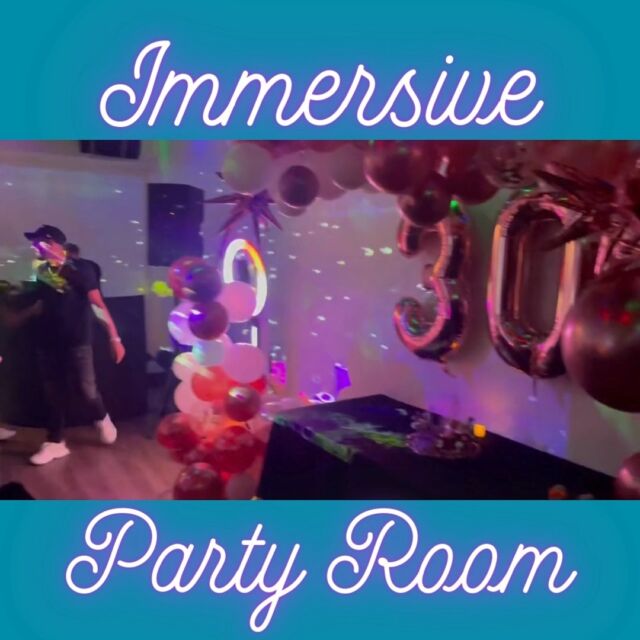 A birthday celebration in the immersive party room. This room can host a variety of events: birthdays, bachelorette parties, celebrations of all sorts! Come book your event today #CupertinoCalifornia #Cupertino #HomesteadBowl #HomesteadBowlAndXBar